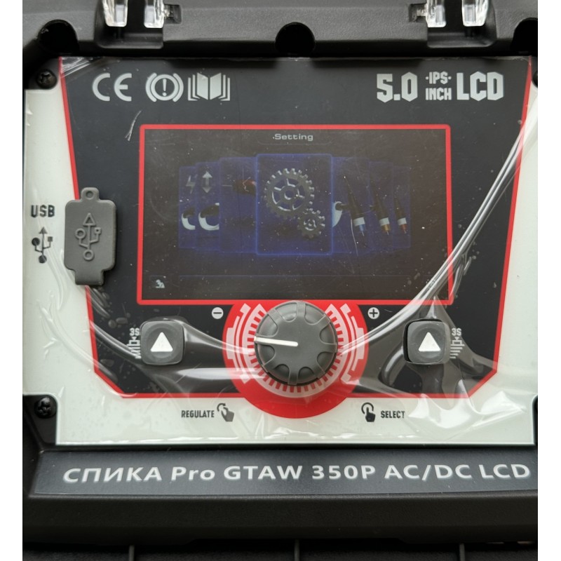 Аргонова зварка Спіка Pro-GTAW 350P AC/DC LCD Cold Arc з блоком водяного охолодження