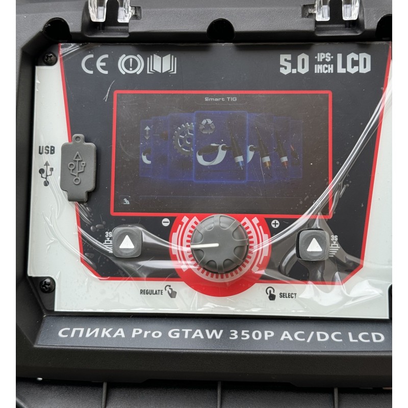 Аргонова зварка Спіка Pro-GTAW 350P AC/DC LCD Cold Arc з блоком водяного охолодження