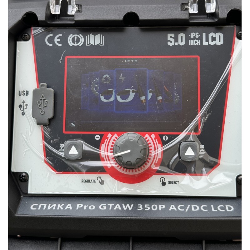 Аргонова зварка Спіка Pro-GTAW 350P AC/DC LCD Cold Arc з блоком водяного охолодження