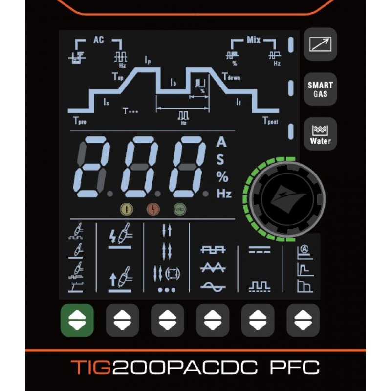 Аргоновая сварка Jasic TIG-200P AC/DC PFC (E2S22) EVO20