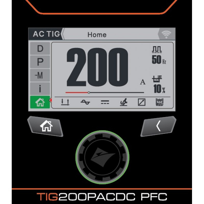 Аргоновая сварка Jasic TIG-200P AC/DC PFC LCD (E2S23) EVO20