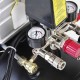 Компресор APRO OFD-50 50 л, 1.5кВт, 8 бар, 205л/хв, 2 крана, одноциліндровий + олія 0,2 л