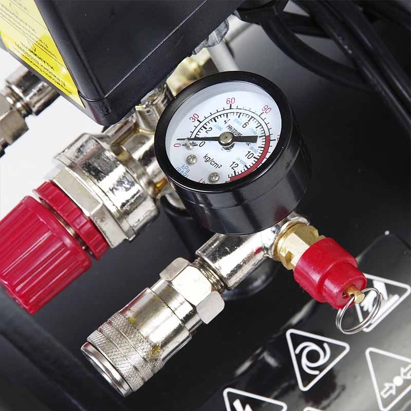 Компресор APRO OFD-50 50 л, 1.5кВт, 8 бар, 205л/хв, 2 крана, одноциліндровий + олія 0,2 л