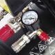 Компресор APRO OFD-50 50 л, 1.5кВт, 8 бар, 205л/хв, 2 крана, одноциліндровий + олія 0,2 л