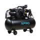 Компрессор APRO OFBD-100 100 л, 3.0кВт, 8 бар, 530л/мин, 2 крана, трёхцилиндровый, ременной + масло 0,8 л