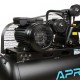 Компрессор APRO OFBD-100 100 л, 3.0кВт, 8 бар, 530л/мин, 2 крана, трёхцилиндровый, ременной + масло 0,8 л