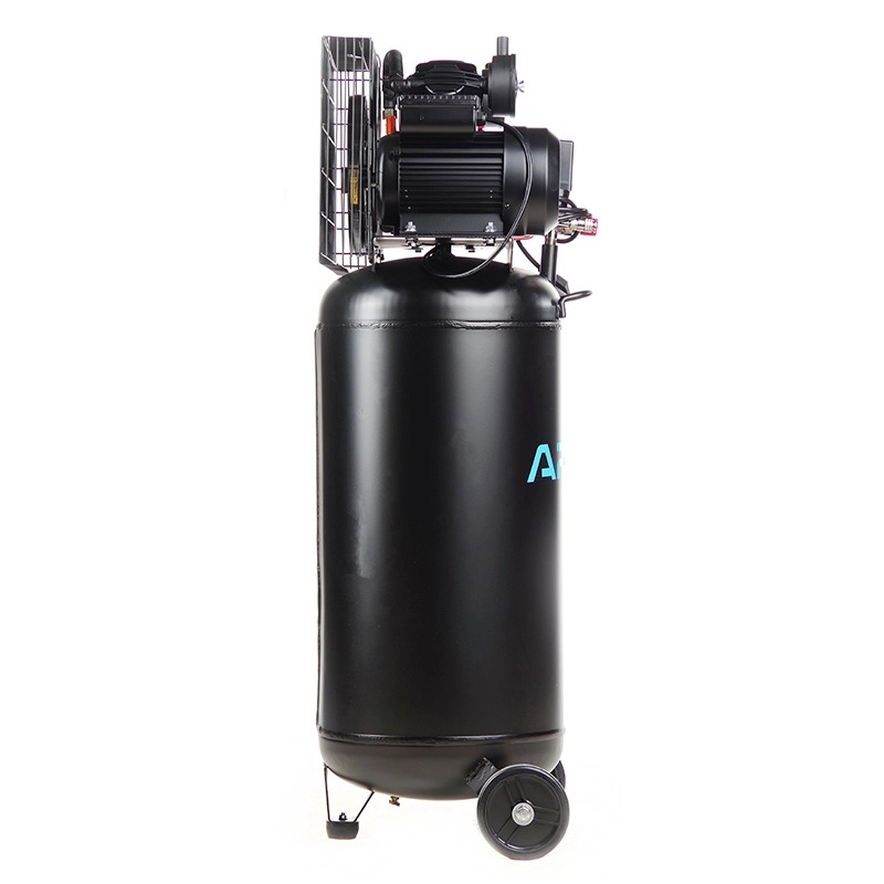 Компрессор APRO OFBD-100V 100 л, 2.2кВт, 8 бар, 402л/мин, 2 крана, двухцилиндровый, ременной + масло 0,5 л