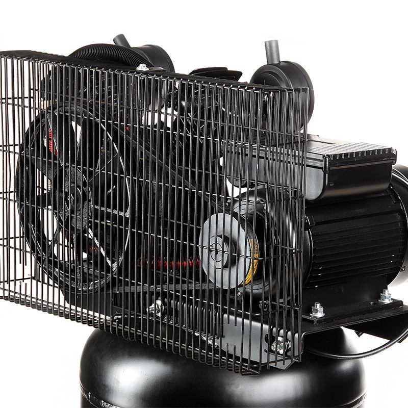 Компрессор APRO OFBD-100V 100 л, 2.2кВт, 8 бар, 402л/мин, 2 крана, двухцилиндровый, ременной + масло 0,5 л