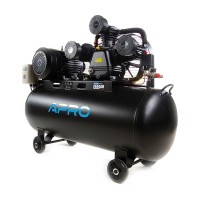 Компрессор APRO OFBD-200X 200 л, 7.5кВт, 8 бар, 1050л/мин, 2 крана, трёхцилиндровый, ременной + масло 1л