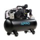 Компрессор APRO OFBD-200X 200 л, 7.5кВт, 8 бар, 1050л/мин, 2 крана, трёхцилиндровый, ременной + масло 1л