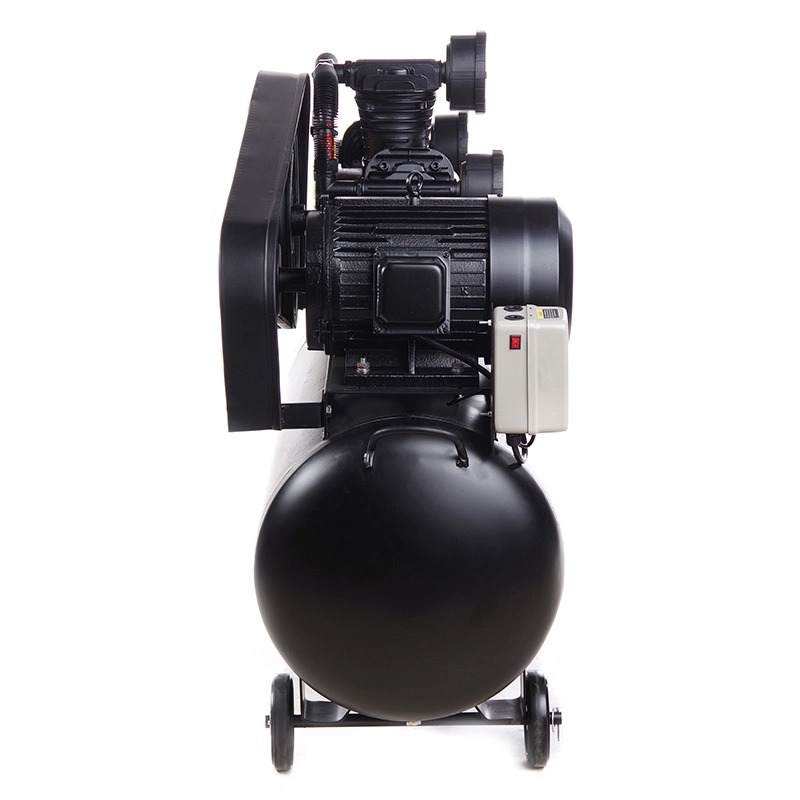 Компрессор APRO OFBD-200X 200 л, 7.5кВт, 8 бар, 1050л/мин, 2 крана, трёхцилиндровый, ременной + масло 1л