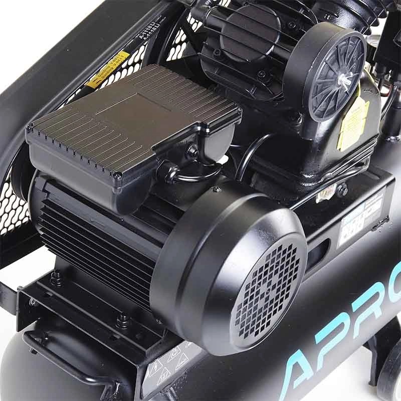 Компрессор APRO OFBD-50 50 л, 2.2кВт, 8 бар, 402л/мин, 2 крана, двухцилиндровый, ременной + масло 0,5 л