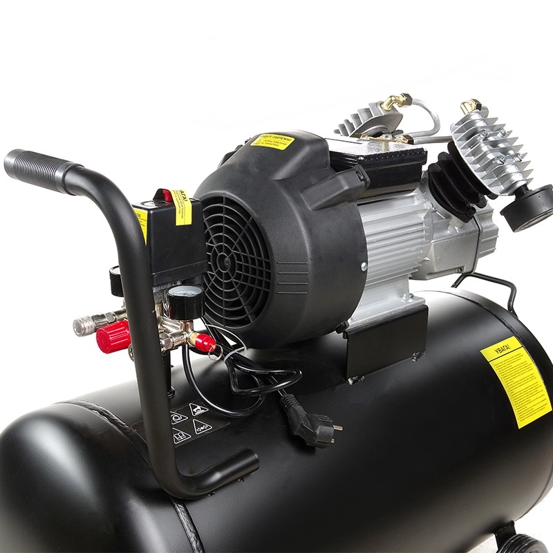Компрессор APRO OFD-100MX 100 л, 2.8кВт, 8 бар, 430л/мин, 2 крана, двухцилиндровый + масло 0,2 л