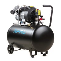 Компресор APRO OFD-100MX 100 л, 2.8кВт, 8 бар, 430л/хв, 2 крана, двоциліндровий + олія 0,2 л