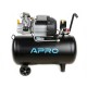 Компрессор APRO OFD-100MX 100 л, 2.8кВт, 8 бар, 430л/мин, 2 крана, двухцилиндровый + масло 0,2 л