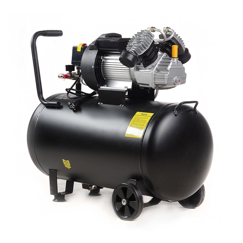 Компрессор APRO OFD-100MX 100 л, 2.8кВт, 8 бар, 430л/мин, 2 крана, двухцилиндровый + масло 0,2 л