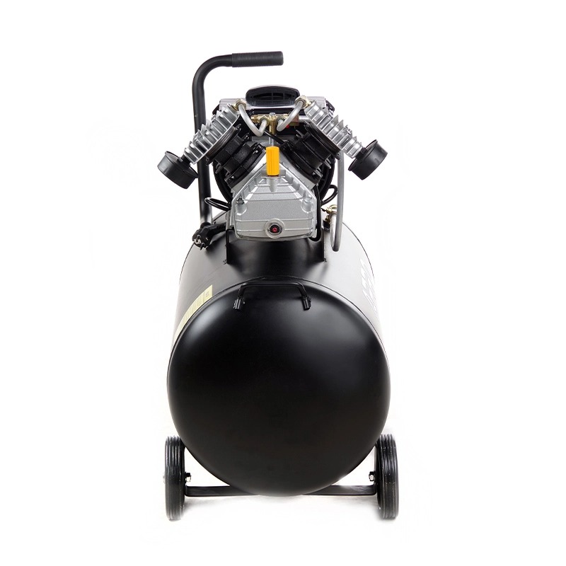 Компрессор APRO OFD-100MX 100 л, 2.8кВт, 8 бар, 430л/мин, 2 крана, двухцилиндровый + масло 0,2 л