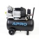 Компресор APRO OFD-50MX 50 л, 2.2кВт, 8 бар, 416л/хв, 2 крана, двоциліндровий + олія 0,2 л