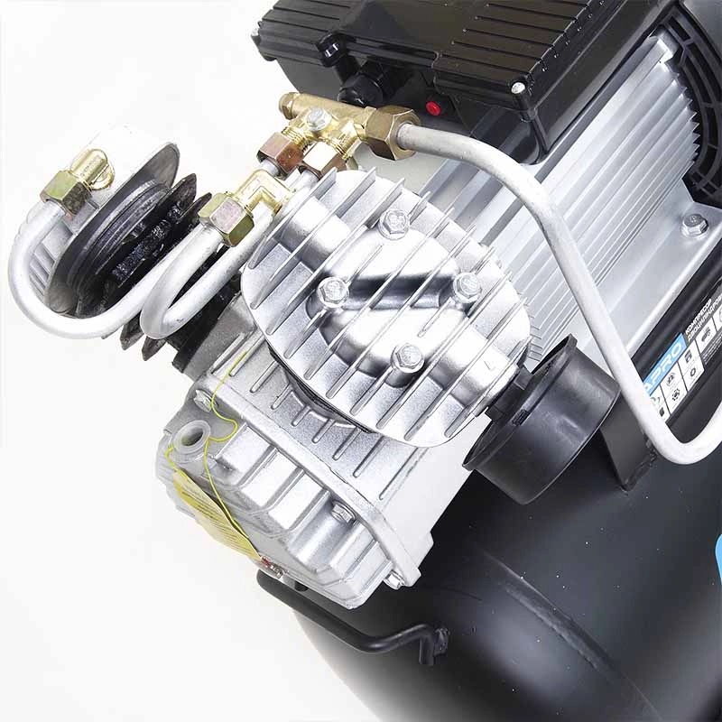 Компресор APRO OFD-50MX 50 л, 2.2кВт, 8 бар, 416л/хв, 2 крана, двоциліндровий + олія 0,2 л