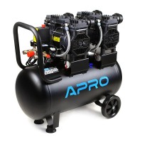Компрессор APRO OFE-50 50 л, 2x1.5кВт, 8 бар, 475л/мин, 2 крана, четырехцилиндровый