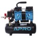 Компрессор APRO OFE-9 9 л, 0.6кВт, 8 бар, 152л/мин, кран + штуцер, двухцилиндровый