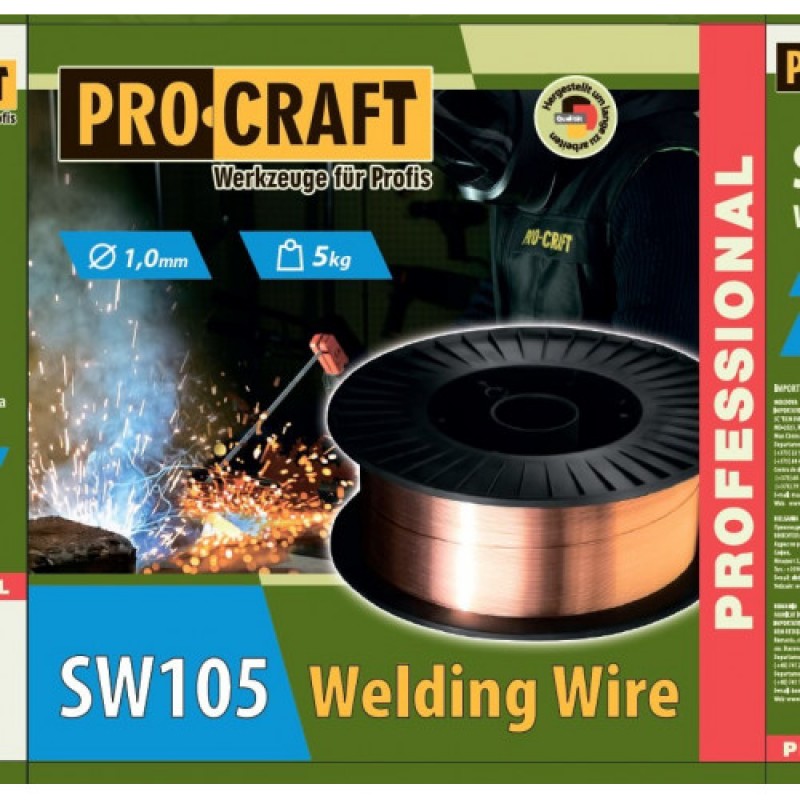 Сварочная проволока Procraft SW105 Ø 1,0 мм 5 кг