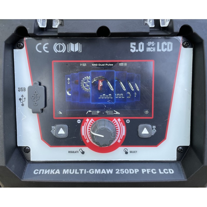 Зварювальний напівавтомат Спіка Multi-GMAW 250 DP PFC (Подвійний Пульс) +TIG