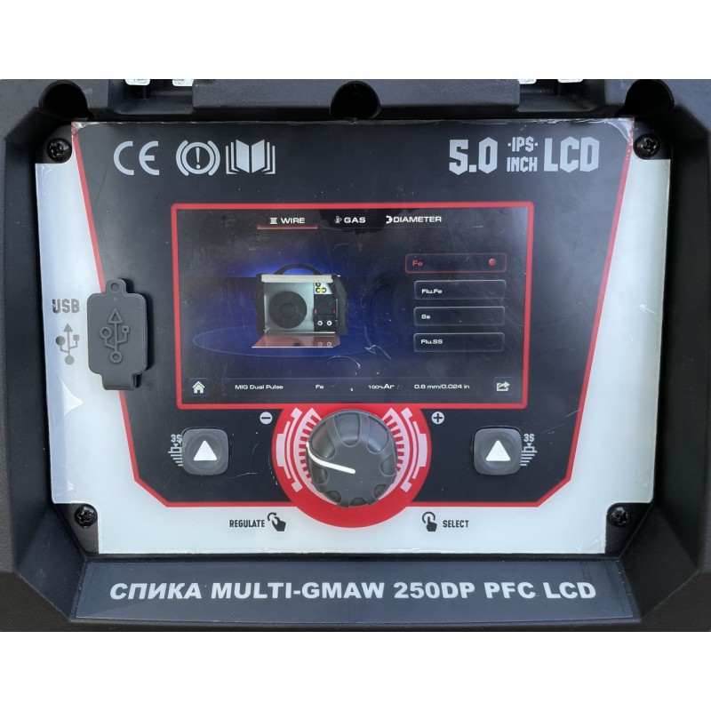 Зварювальний напівавтомат Спіка Multi-GMAW 250 DP PFC (Подвійний Пульс) +TIG
