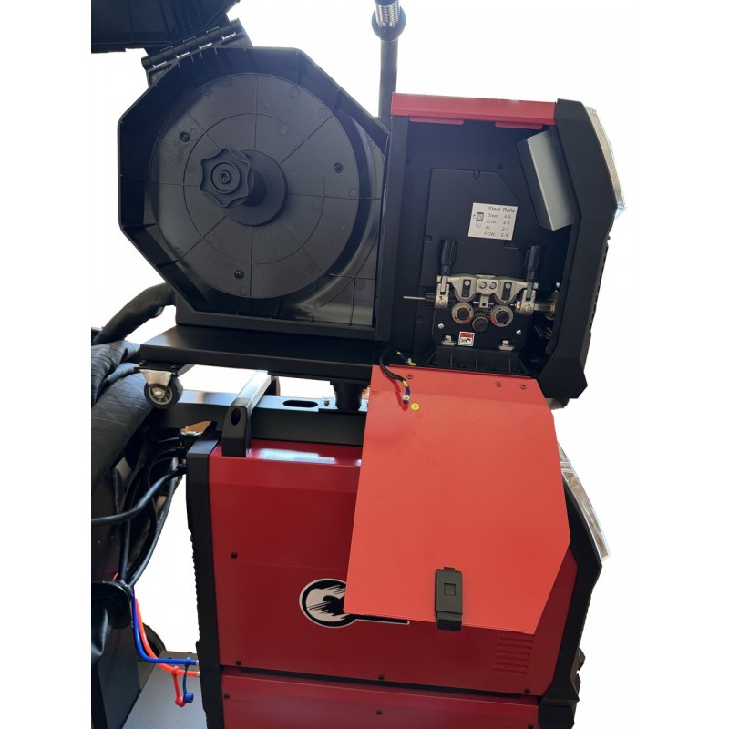 Зварювальний напівавтомат Спіка Multi-GMAW 400S DP LCD + рукав Parker з керуванням на ручці