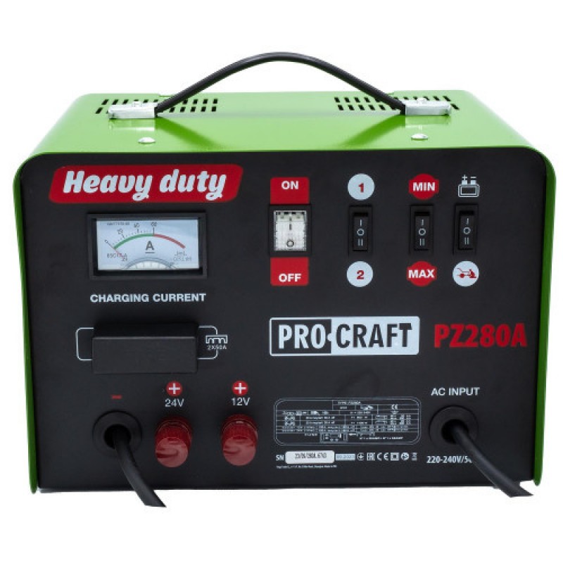 Пуско-зарядное устройство Procraft PZ280A NEW