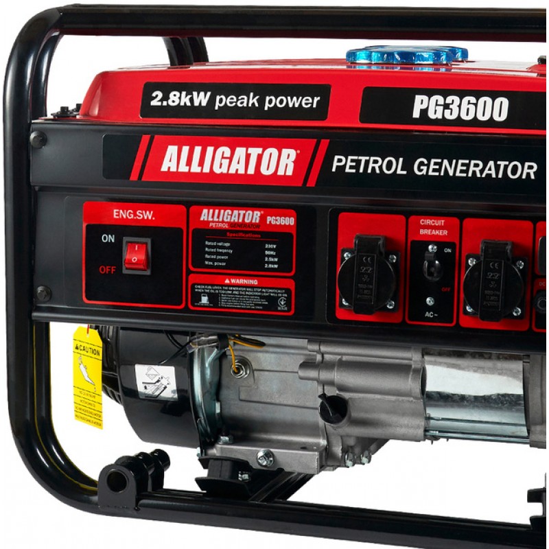 Бензиновый генератор Alligator PG3600