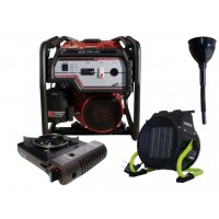Бензиновый генератор EF Power YH3600-IV 3,0 кВт + газовая плита и тепловентилятор