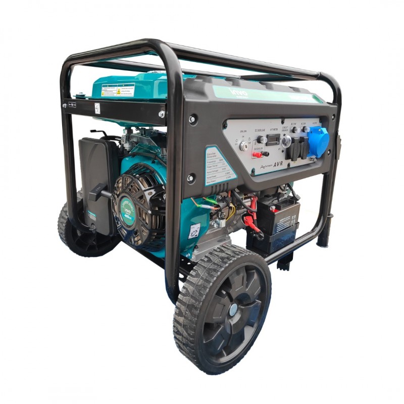 Газобензиновий генератор INVO H6250D-G 5.0/5.5 кВт з електрозапуском
