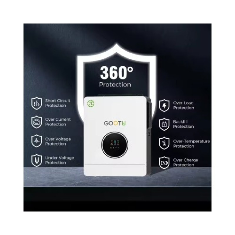 Гибридный солнечный инвертор GOOTU 6200W 48В 6.2 кВт
