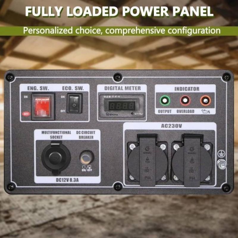 Инверторный генератор бензиновый Leelbox 5,5 кВт