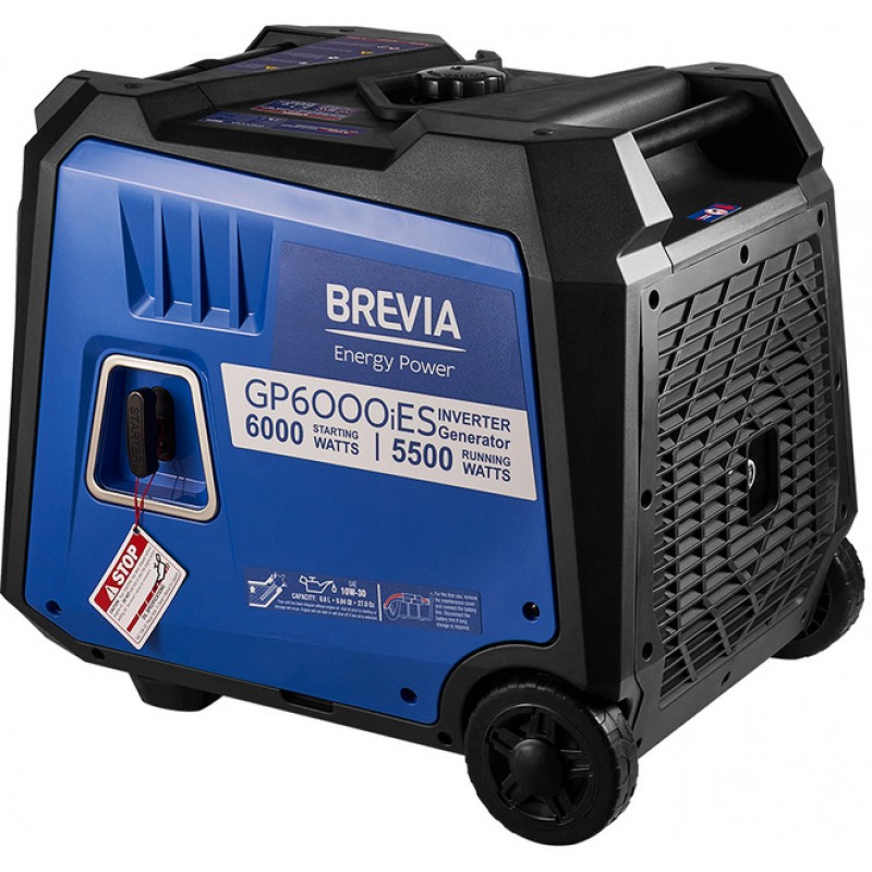 Инверторный генератор Brevia GP6000iES 5.5/6.0 кВт с электростартером