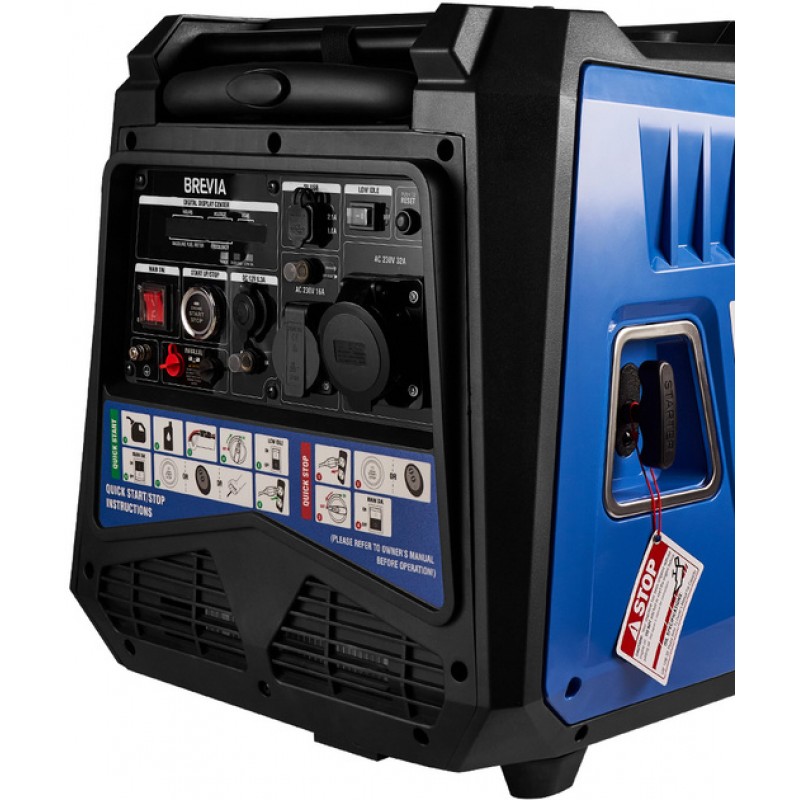 Инверторный генератор Brevia GP6000iES 5.5/6.0 кВт с электростартером