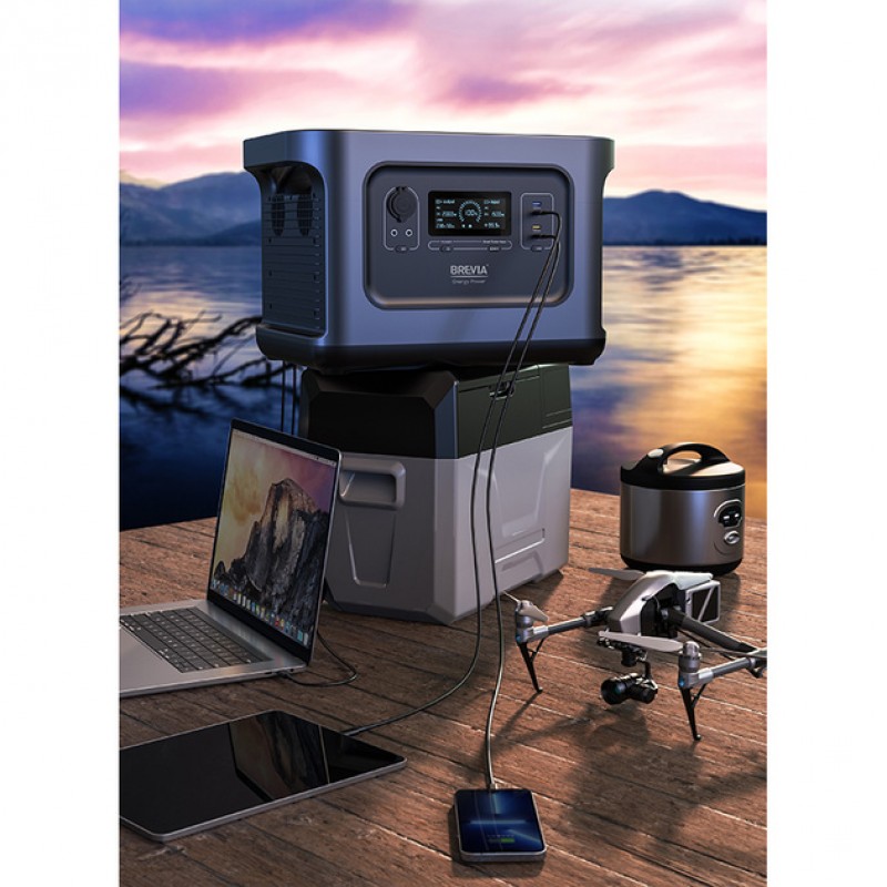 Портативна зарядна станція Brevia ePower 2000 2150 Wh LiFePO4