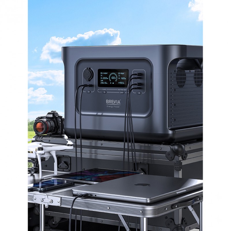 Портативна зарядна станція Brevia ePower 2000 2150 Wh LiFePO4